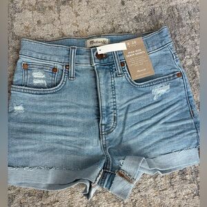 MADEWELL High Waist Denim Shorts